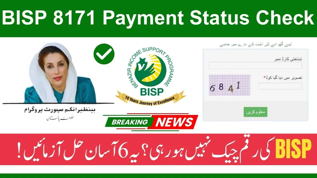 BISP 8171 Payment Status Check – 6 Best Alternatives in October 2025